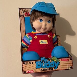 My Buddy Doll with Red Overalls and Blue Cap